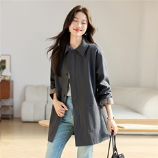 2025年秋季风衣，女装风衣，希欧阁