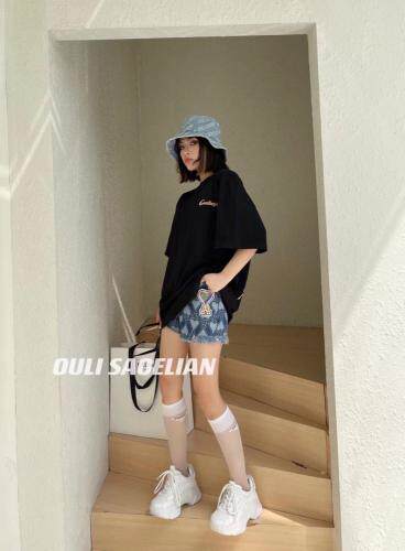 彩色小人大T,女装,讴俪