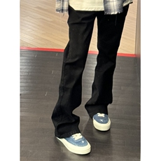 cleanfit水洗微喇牛仔裤男春秋季美式潮牌vibe修身显瘦休闲长裤子，男装牛仔裤，星座1007（原301D）