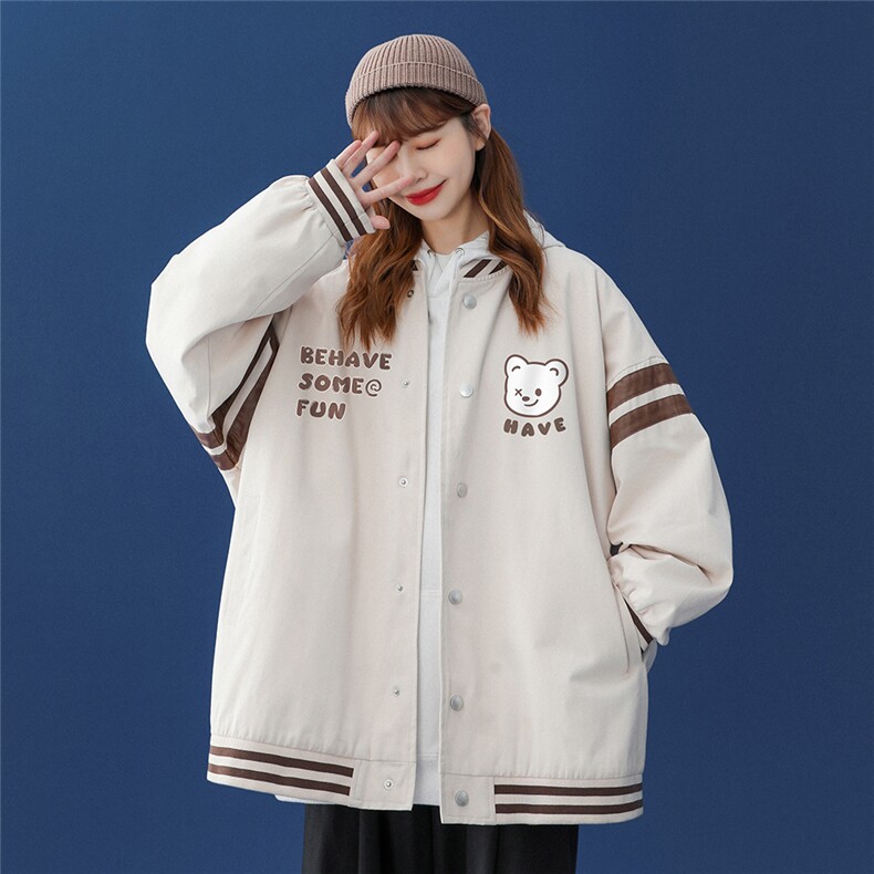 中性秋季百搭袖子拼接撞色宽松夹克情侣棒球服外套G6291P65控78，男装夹克，电商A268