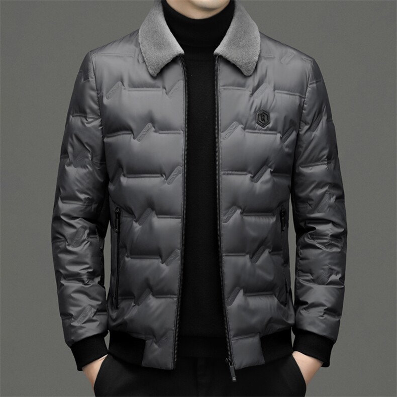BEYR851钱塘2020-2中年男士新款商务休闲冬季厚款羽绒服P180图片