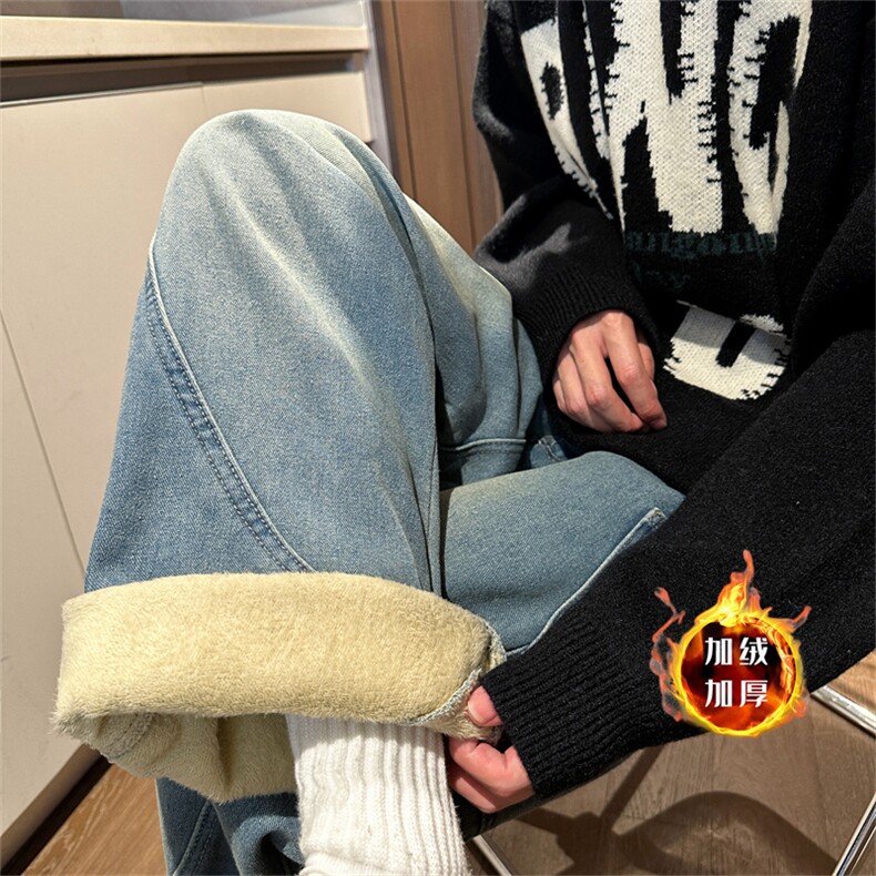 XZ616秋冬加绒水洗设计感斜拼袋分割牛仔长裤TY1025JRP65控88,男装牛仔裤,星座512A（原616）