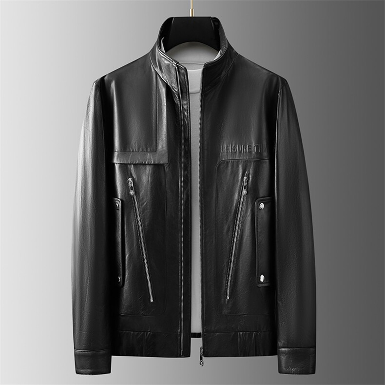 2023年新款男士绵羊皮皮衣P800，男装皮衣，电商D223-1