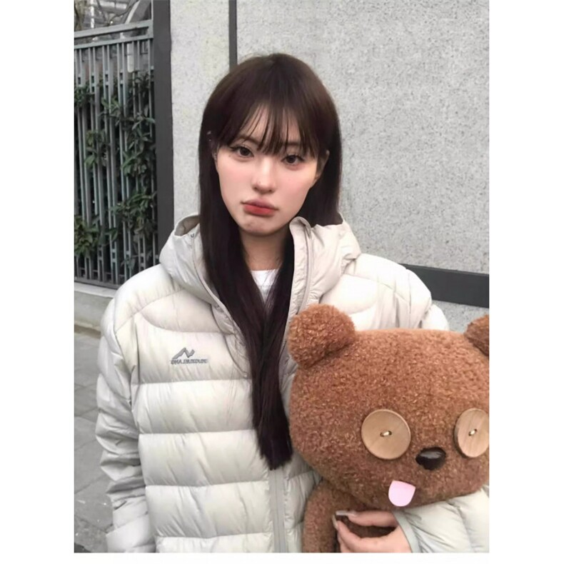 羽绒棉服女2025年新款冬季轻薄小棉袄高级感连帽复古美式加厚外套,男装棉衣,四季星座505