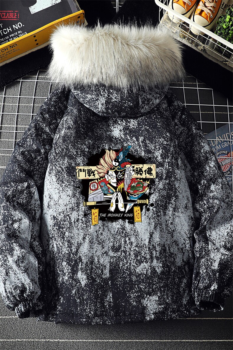 MC49016-P135日系潮衣男大码派克服男工装服外套袄,男装棉衣,电商A040A