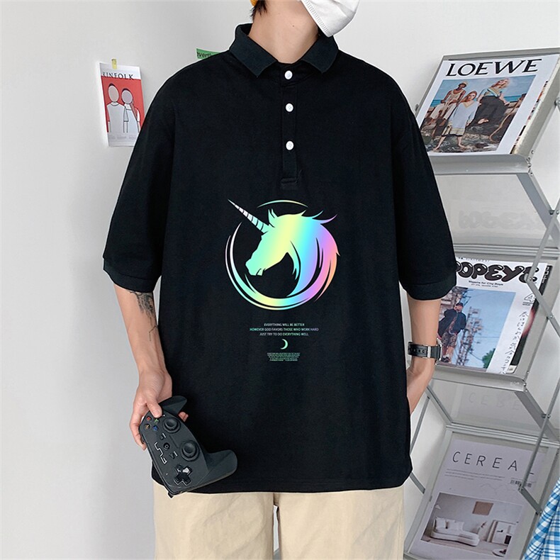 PL57138-P35翻领短袖polo衫男大码胖子半袖t恤男有领保罗衫模特,男装Polo衫,电商A040