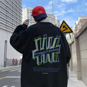 ！22秋季新款宽松大码港风几何卫衣WY1920-P28控48图片