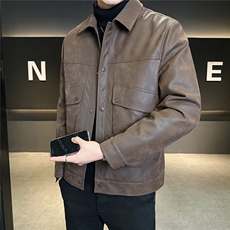 新标90绒羽绒服男冬季2025新款皮夹克7天后出货A313-8878-P245，男装夹克，电商A313