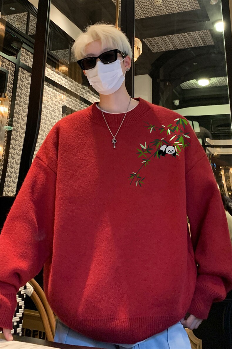 高质量！秋冬季半高领毛衣男加绒加厚线衣男针织衫男MY215-特p38,男装针织衫/毛衣,电商B367