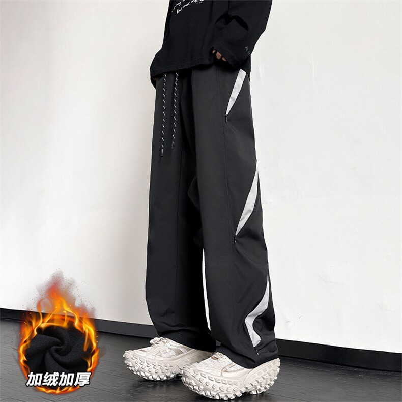 特批P45无差价冬季加绒加厚防泼水山系机能直筒裤男K1361J加绒,男装休闲裤,电商A001-1