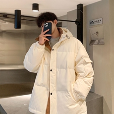 冬季新款90%绒羽绒服设计感肌理保暖外套情侣D5560-TP190278，男装羽绒服，电商A102