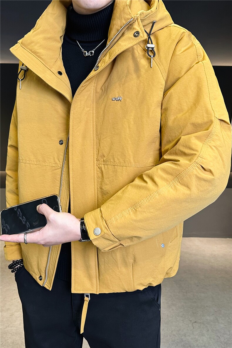标50绒工装连帽男士羽绒服冬季2025新款防寒服A313-3320-P225,男装羽绒服,电商A313