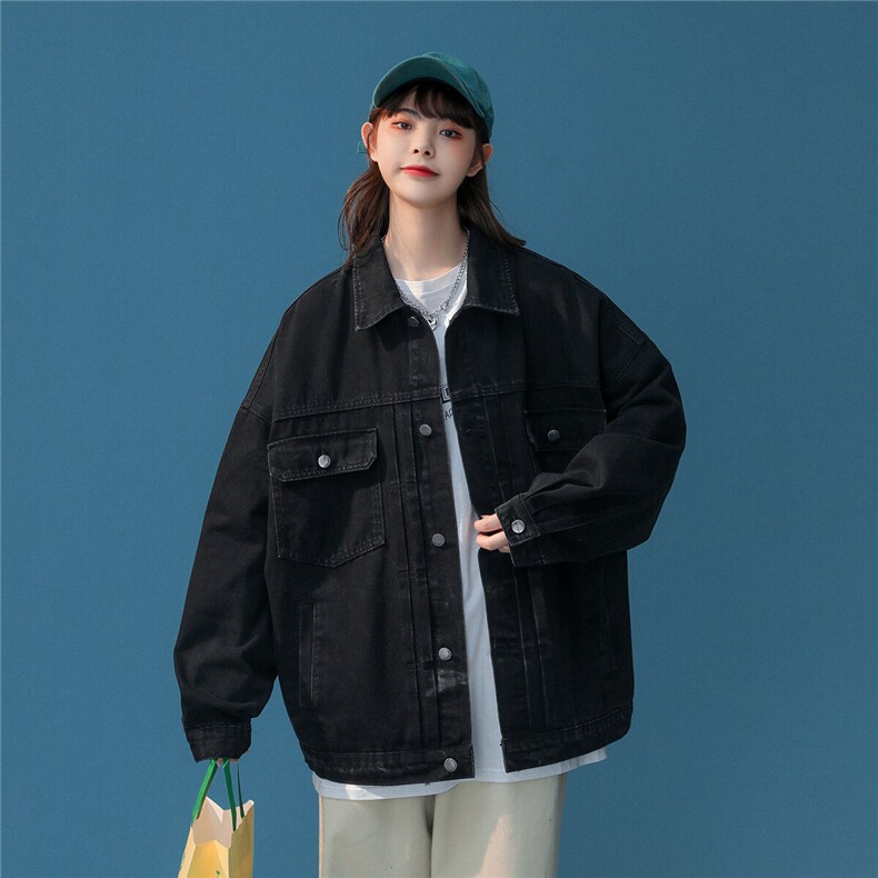 25新款抖音品质中性款牛仔夹克宽松韩版潮流外N997/P95/128,男装夹克,星座202-3