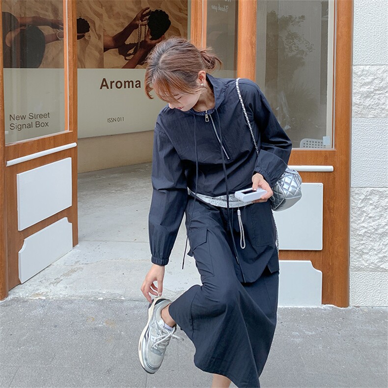 新款工装蕾丝两件套2C010-2553-P175-K258,女装套装/套裙,2C010