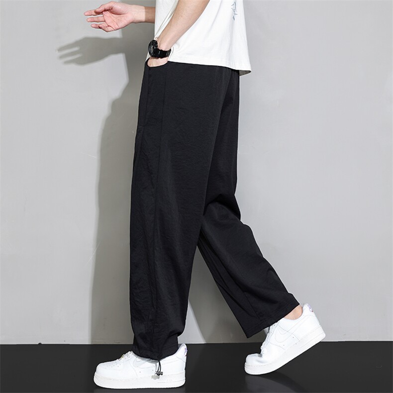 潮流前线日系潮牌夏季新款男士设计感宽松休闲裤CK2317-P45,男装休闲裤,星座717