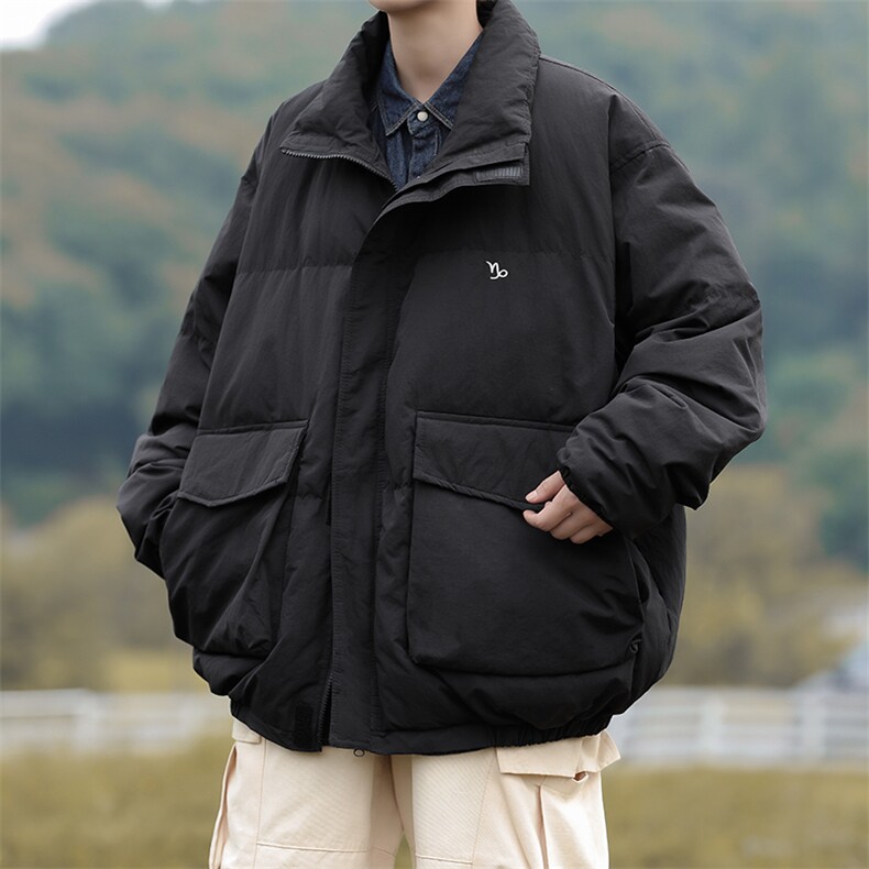 棉服男立领宽松面包服女日系新款外套潮M026-P88图片