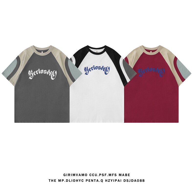 白底佛电商A188-DT7910-TP40200克小毛圈50棉50纤维T恤控68，男装T恤，电商A188