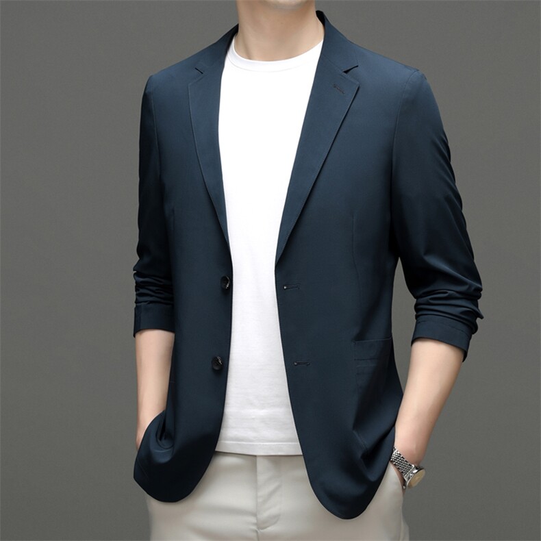 Z1307男士2023年春季新款长袖西服休闲青年夹克西装单西图片