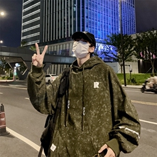 重磅男卫衣春秋款2024新款宽松初高中学生美式连帽外套男W025/P52，女装短外套，星座506