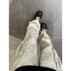 【有货】杏色扎染大口袋速干工装裤美式高街裤子宽松G73LL-特P48，男装工装外套，星座1007（原301D）