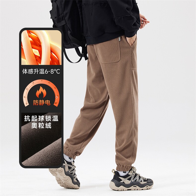 A178-1DY527AP85奥粒绒秋冬季美式休闲卫裤,男装休闲裤,电商A178-1
