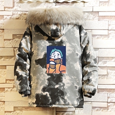 MC49042-P135日系潮衣男大码派克服男工装服外套袄砖墙，男装棉衣，电商A040A