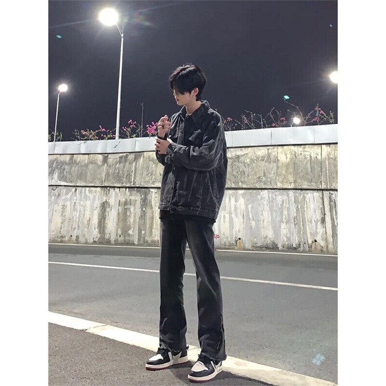 美式hiphop纯色修身直筒牛仔裤控价68,男装牛仔裤,星座310A-4