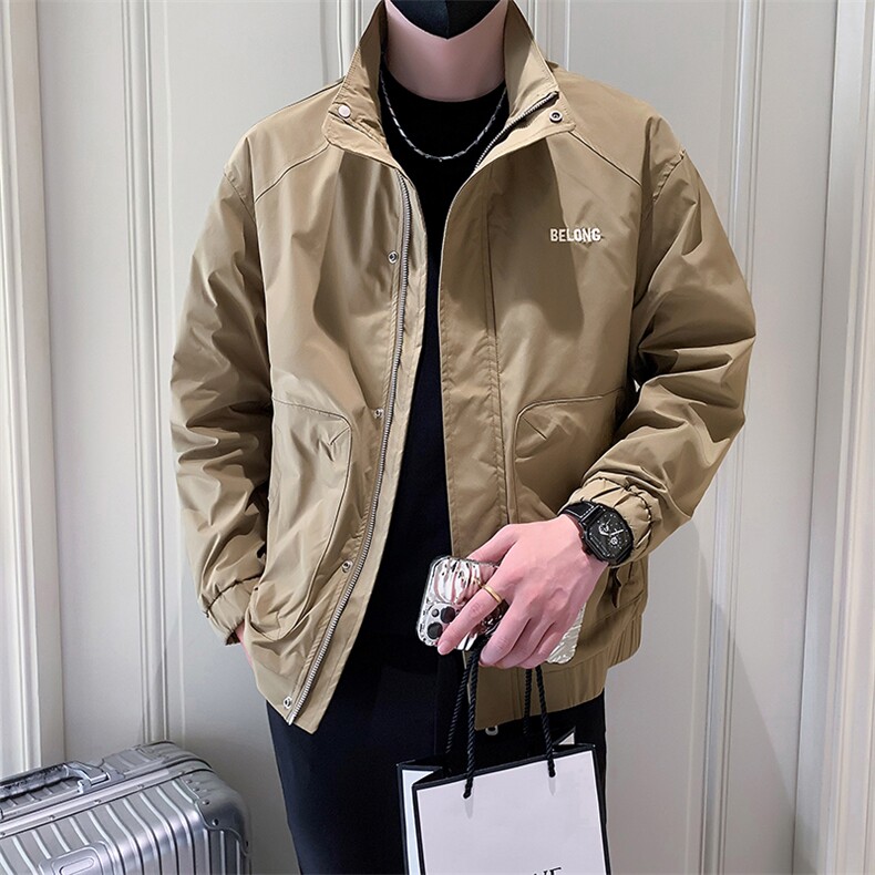 2025春季新款男士外套潮牌立领男装夹克上衣A313-1-7M06-P125,男装夹克,电商A313-1