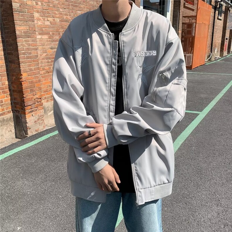 青春流行男春季夹克文艺潮外套J8095P58,男装夹克,星座1116-2