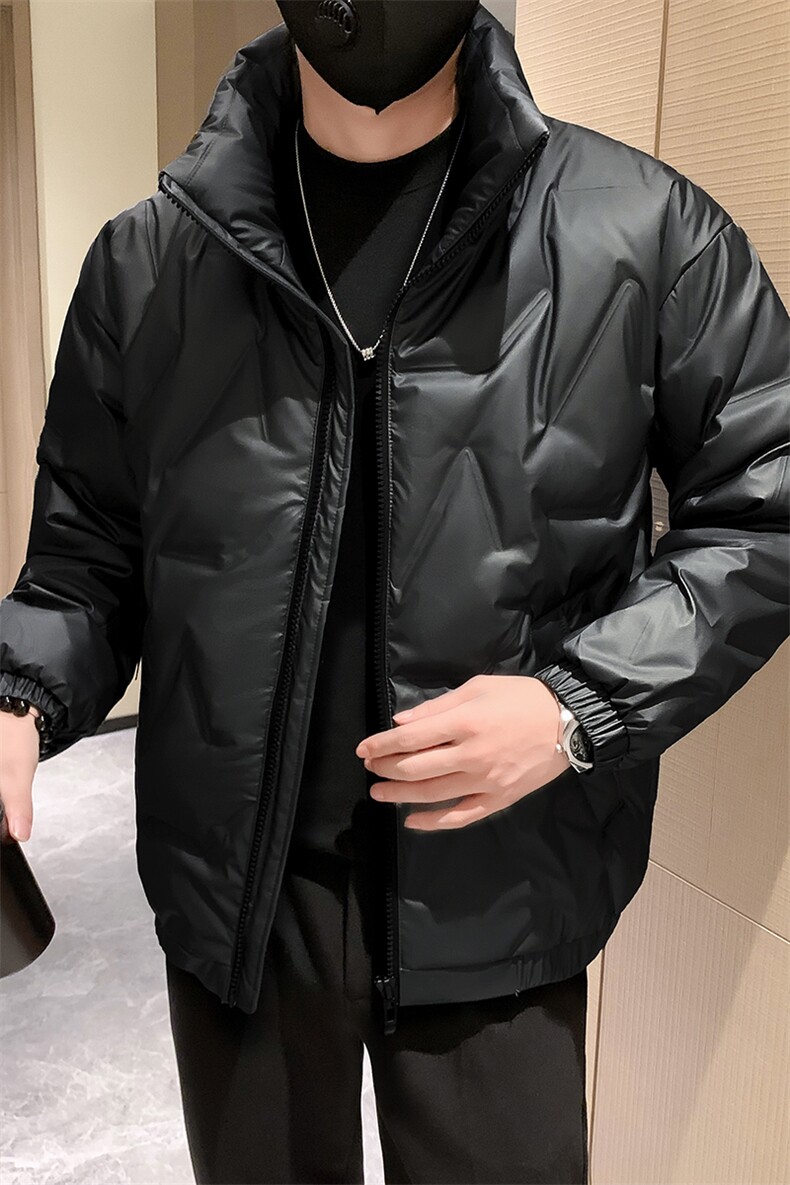 有报告足货店主小伙PU轻薄羽绒服潮流外套男YR2369-P138,男装羽绒服,星座301B-1