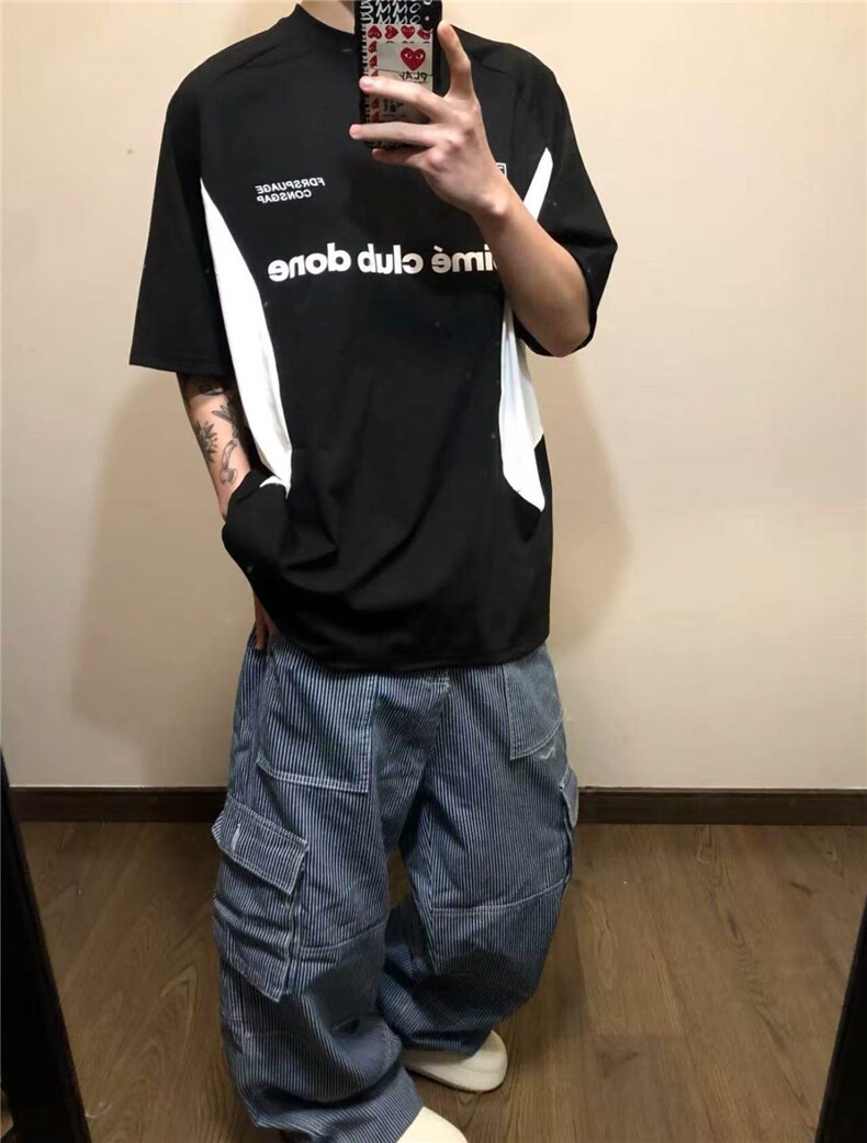 网图现货！美式短袖速干户外运动男女百搭短袖-EX50755-特批40,男装T恤,电商A061