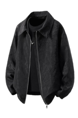 立体白底大码M-5XL情侣百搭夹克男：100%聚酯纤维JK8742P75控108，男装夹克，星座227-7