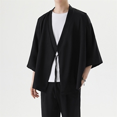风夏季披风男女情侣宽松日系冰丝防晒服风衣xz815-001p25，男装风衣，星座815（原A203）