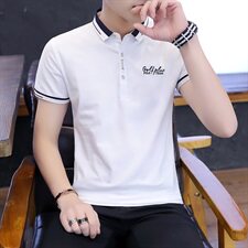 6001纯棉夏装翻领男短袖t恤潮流帅气半袖POLO衫，男装T恤，电商D310（原电商305）