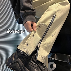 XZ616秋季新款高街拉链复古牛仔裤TY375P65控78，男装牛仔裤，星座512A（原616）