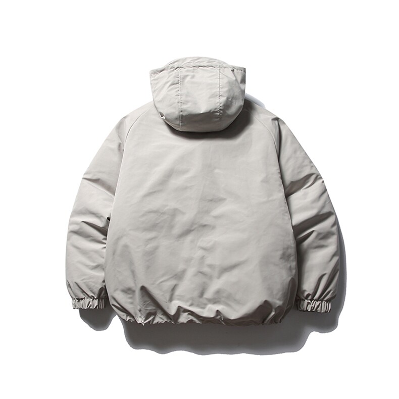 南夏乔装2025冬季新款纯色基础款连帽羽绒服日系复古三合一羽绒袄,男装羽绒服,电商S006（B521）