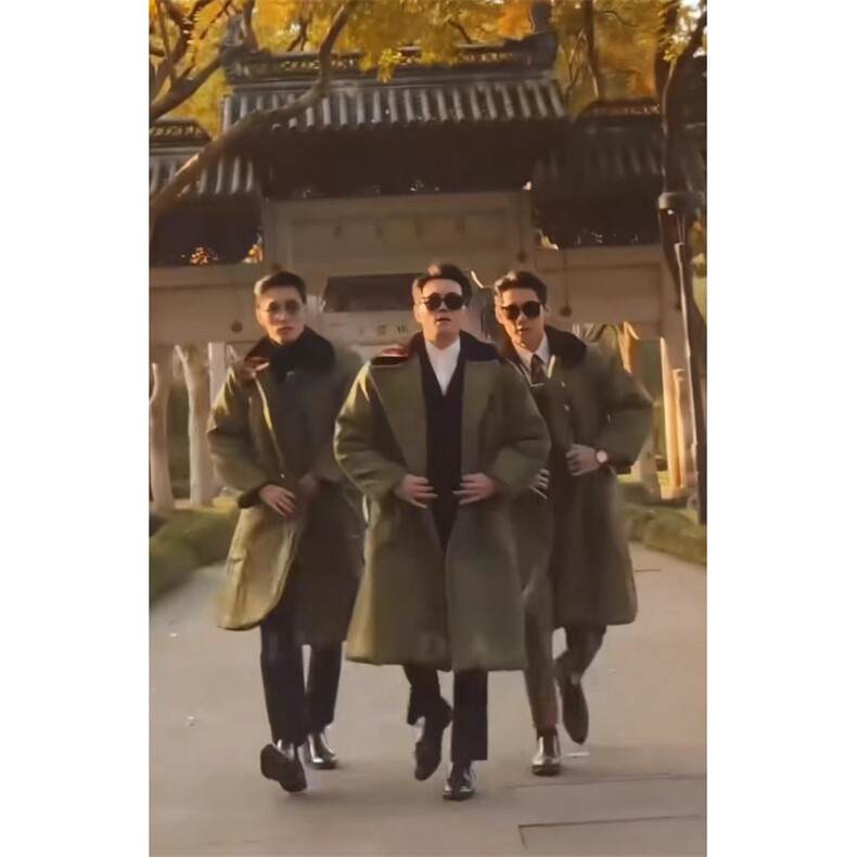 网络图现货！高品质军大衣长款大学生早八零下防寒服JDY01-P85,男装棉衣,星座1005-6