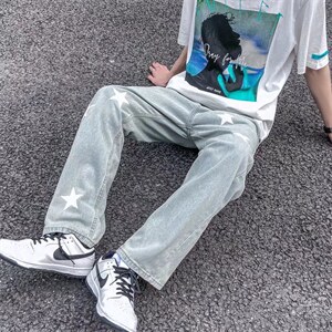潮流春季牛仔裤男牛仔长裤V105P39图片