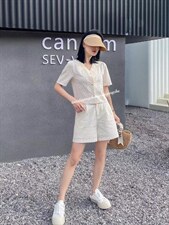 方块刺绣套装，女装职业装，天使公主