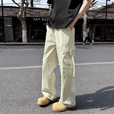 现货！口袋伞兵工装裤男女直筒宽松街头休闲Vintage长裤1220/p58，男装休闲裤，电商B381-2