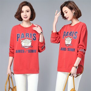 2021年春秋季印花套头连帽卫衣女宽松韩版休闲百搭打底衫女,女装卫衣/绒衫,依恋蒂丝