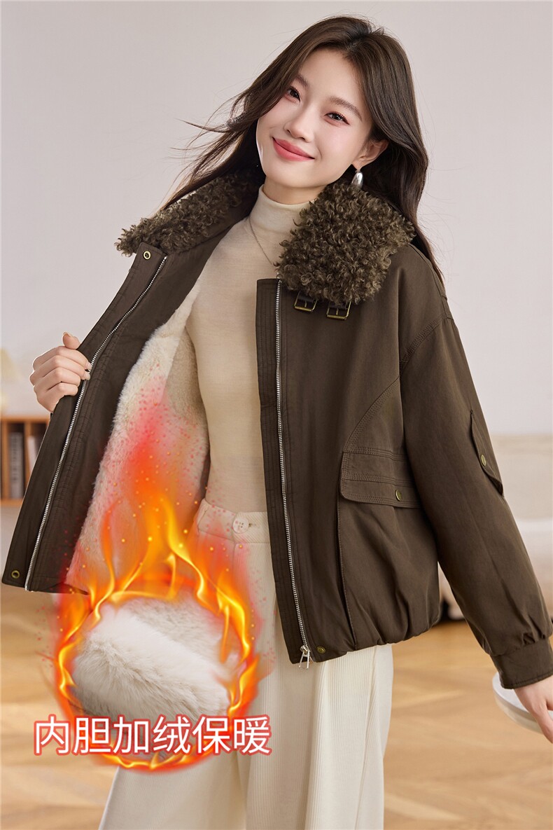 现货！现货！2025冬季女装新款加绒加厚棉衣棉服,女装棉衣/棉服,以桐