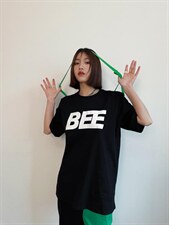 后背破洞垫肩T恤，女装T恤，YSQ Boomboom