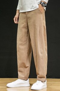 中国风男装亚麻休闲裤裤男复古大码棉麻哈伦裤子6008-1/K031/P75图片
