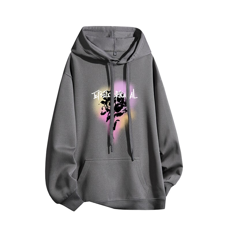 得物供货、复合重磅420克现货连帽卫衣宽松HD019-1-HML282-特P45,男装卫衣,电商019-1