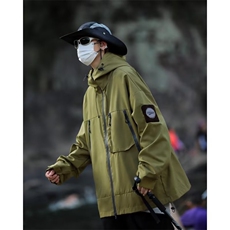 山系工装防晒冲锋衣外套男2024秋季潮牌连帽夹克WT50-P68，男装防晒衣，星座1109-3