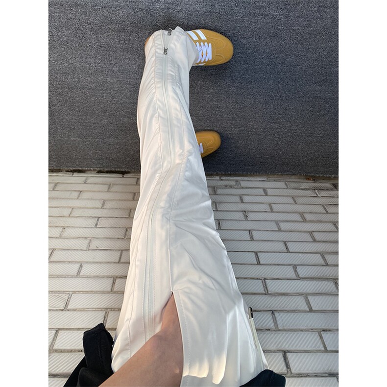 美式双拉链软壳冲锋裤男夏季薄款冰丝速干裤子户外三防直筒登山裤，男装休闲裤，星座506A