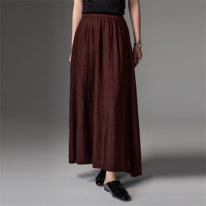 2025秋冬百搭时尚简约羊毛伞裙，女装半身裙，蚂蚁派对工厂直营店