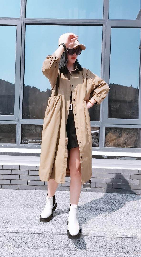 2021秋装风衣，女装风衣，艾菲尔服饰