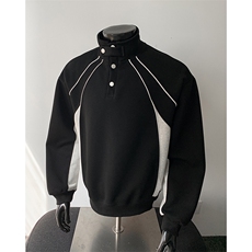 重磅boxy短款全棉430克直播品质套头外套男RH5346-P55，女装短外套，星座610B-1